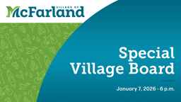 Thumbnail image for Special Village Board 1/7/26