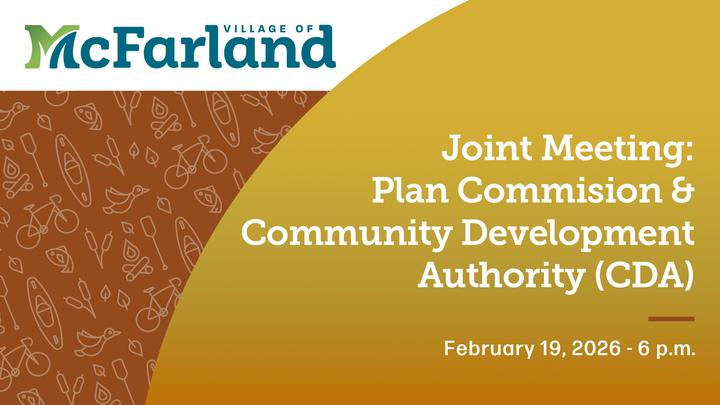 Thumbnail image for Joint Plan Commission/Community Development Authority 2/19/26